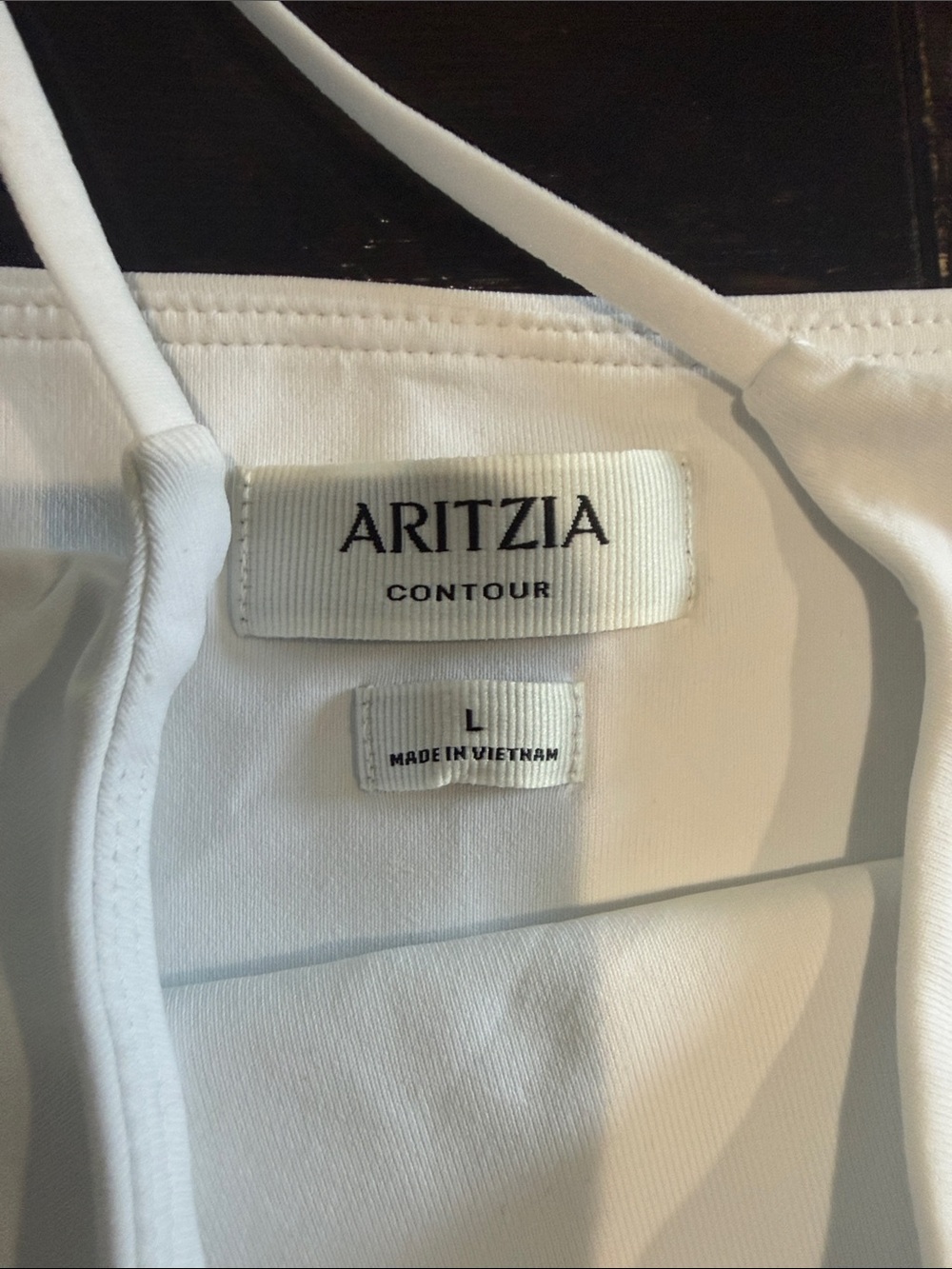 Aritzia White Slim-Strap Cropped Camisole never worn - Picture 2 of 5
